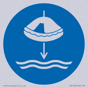 Mandatory: Lower liferaft to the water in launch sequence